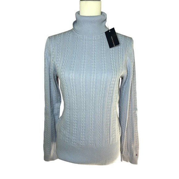 Tommy Hilfiger Sweaters - BRAND NEW Tommy Hilfiger Blue Turtle Neck Sweater Large Blue / Periwinkle